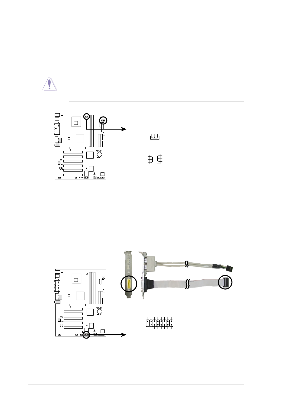 22 chapter 1: product introduction, P4pe bp game connector game1 | Asus P4PE BP User Manual | Page 32 / 84