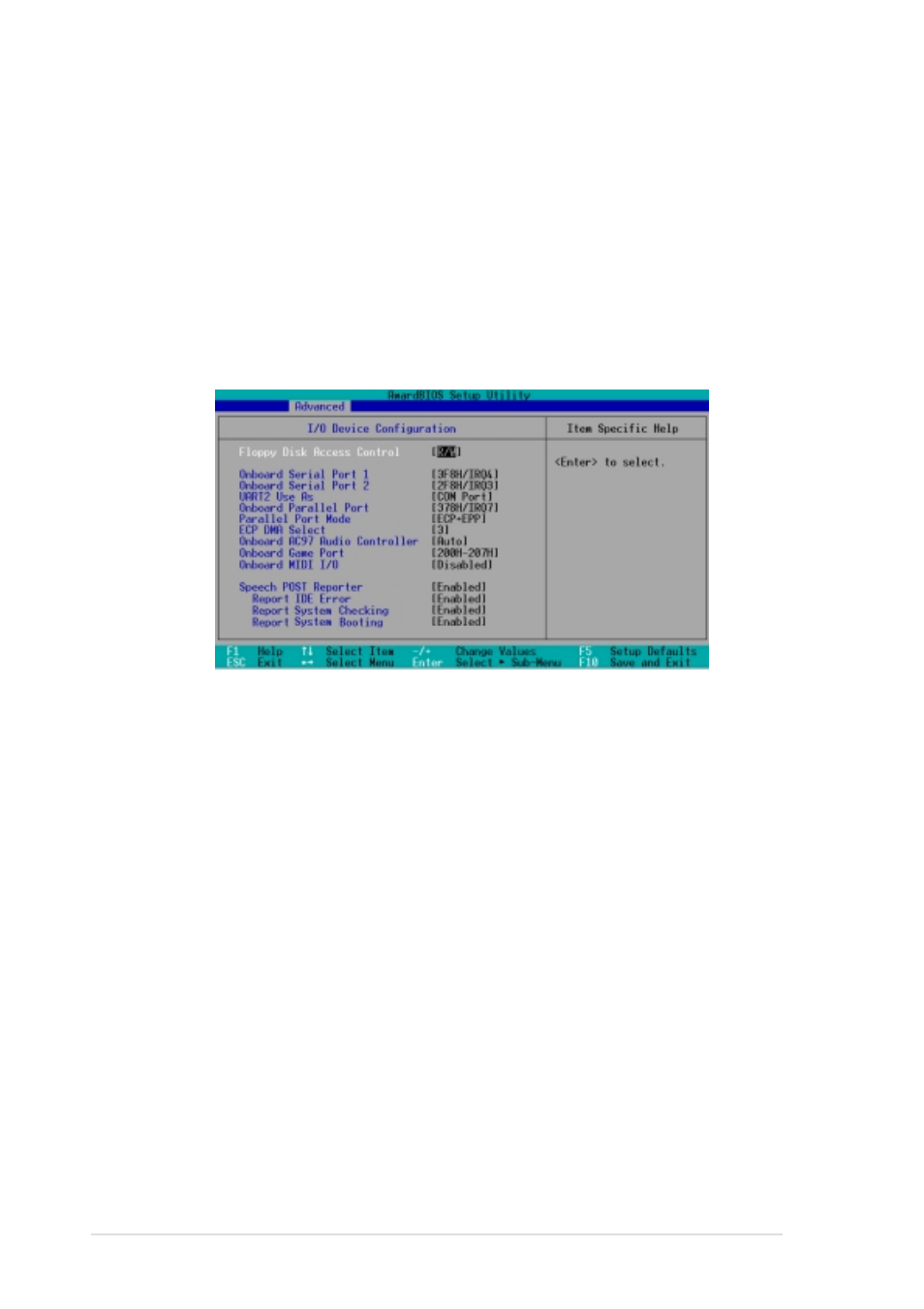 2 i/o device configuration | Asus P4PE BP User Manual | Page 56 / 84