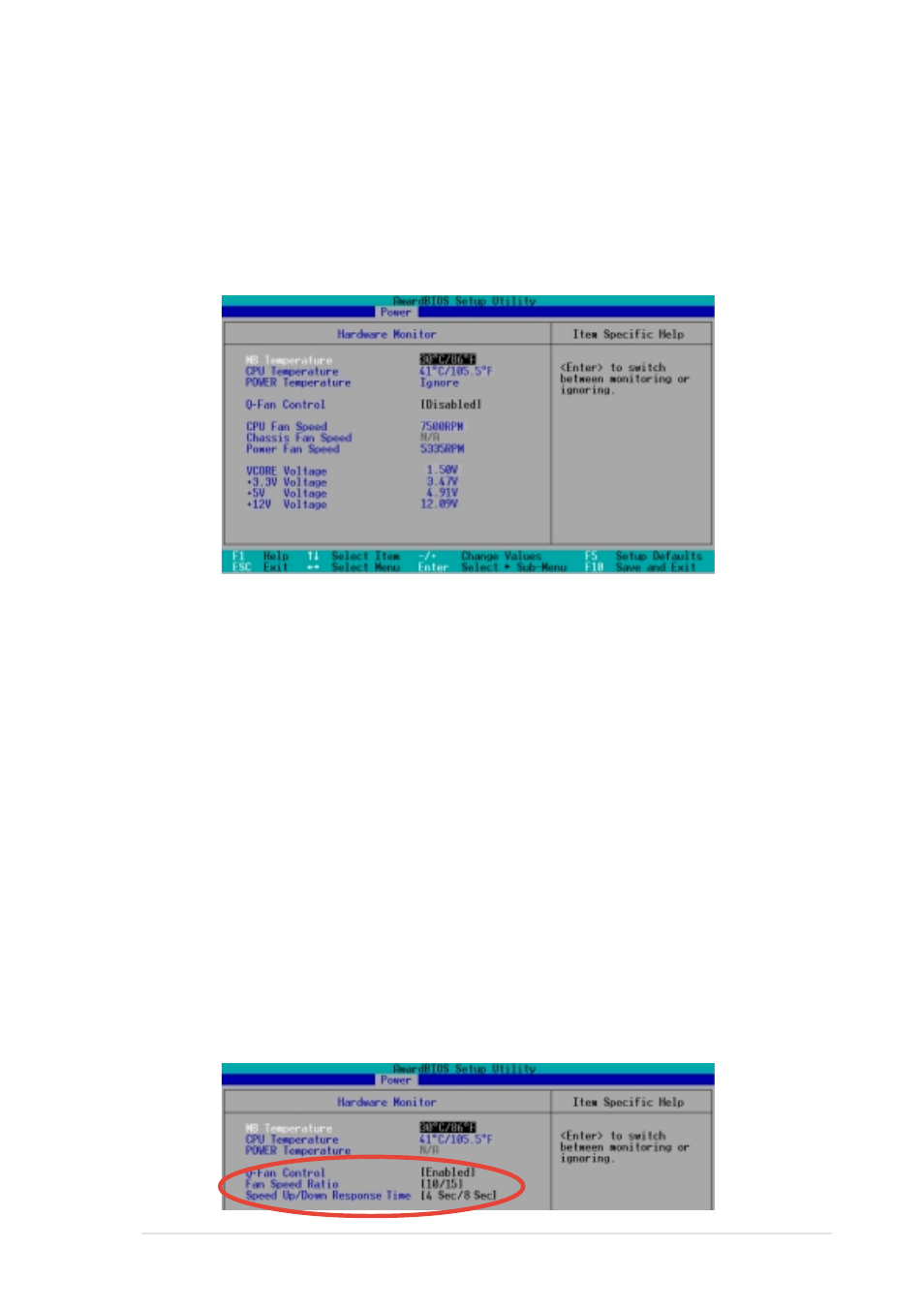 2 hardware monitor | Asus P4PE BP User Manual | Page 63 / 84