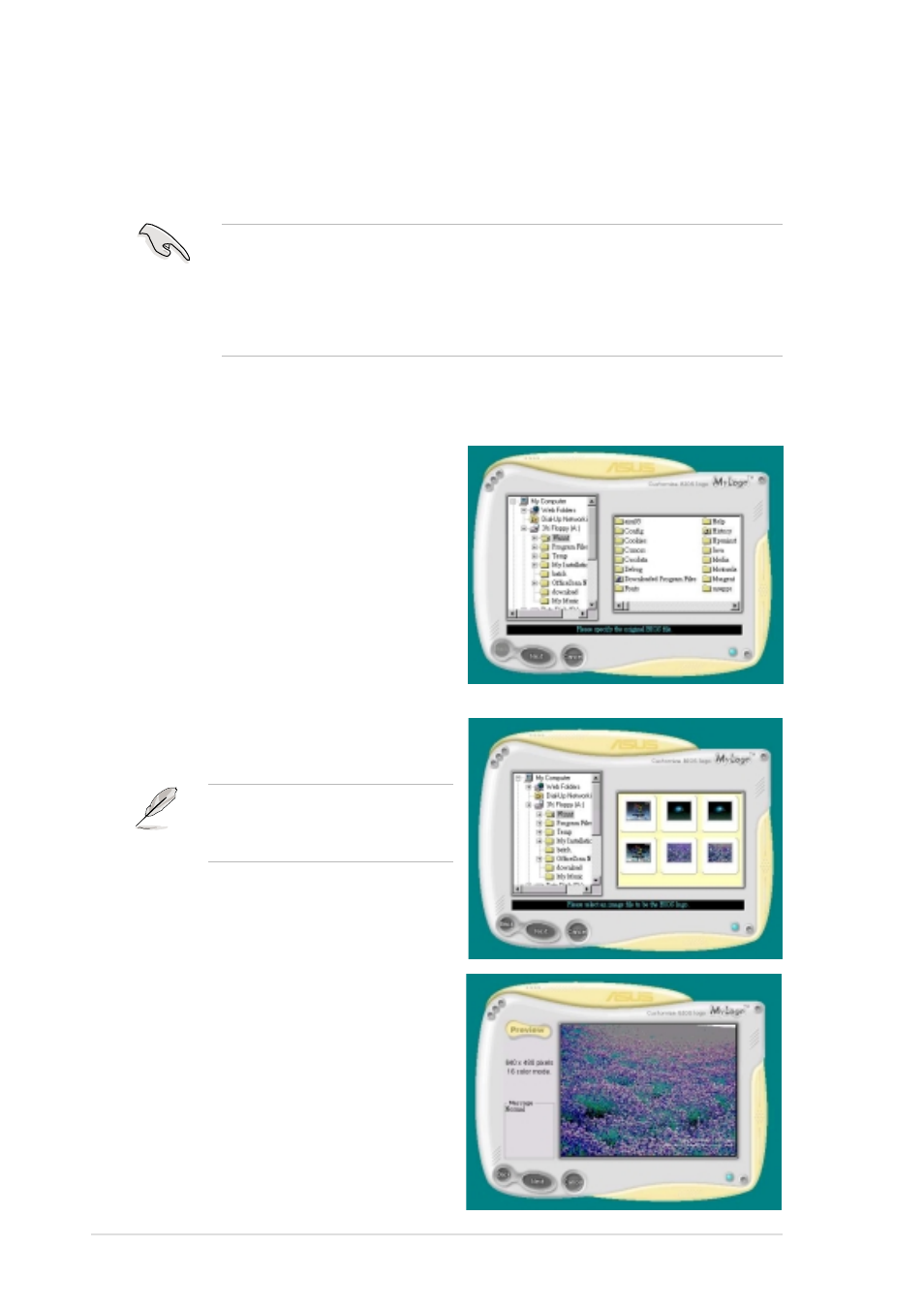 5 asus mylogo2 | Asus P4PE BP User Manual | Page 82 / 84