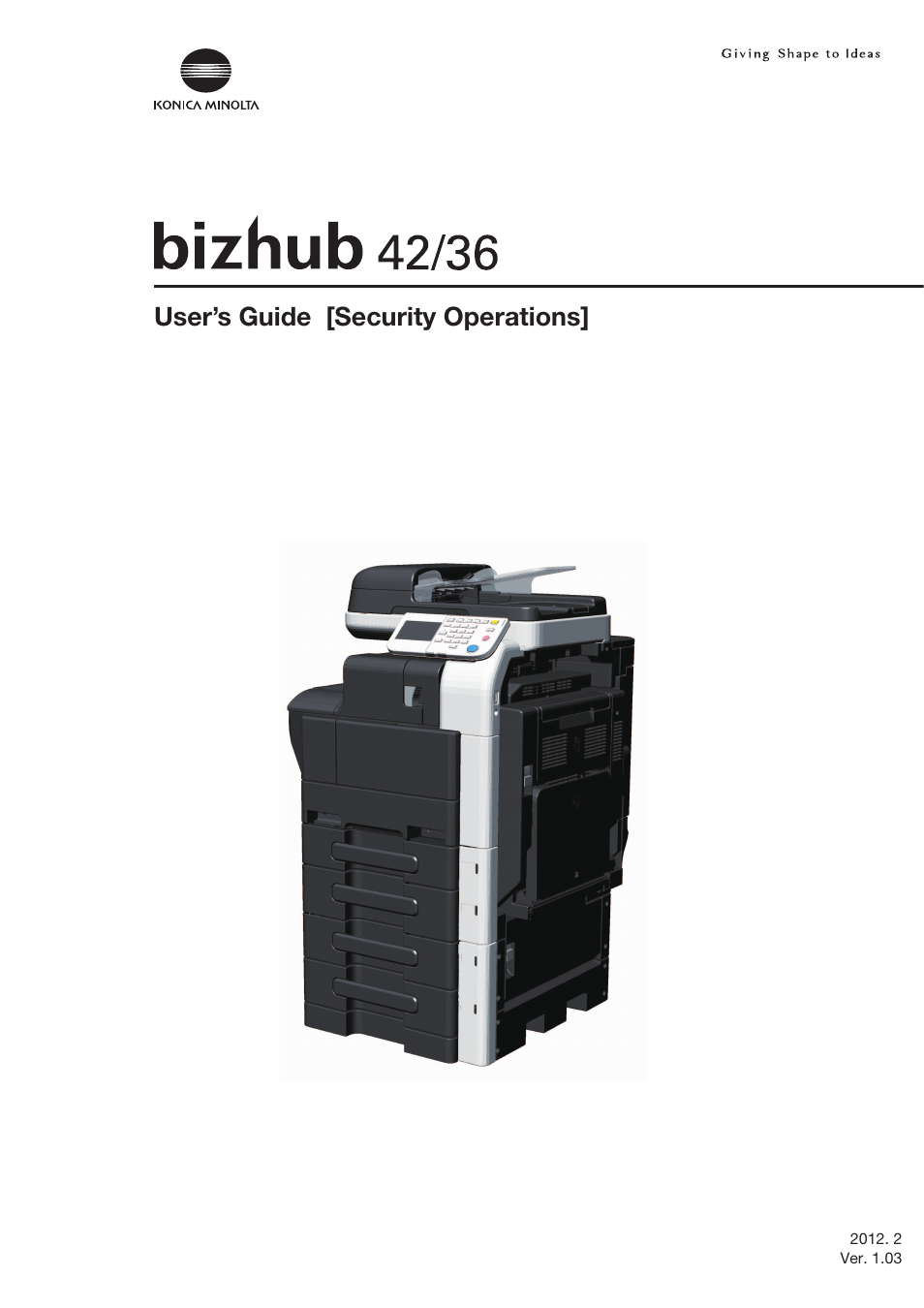 Konica Minolta bizhub 42 User Manual | 94 pages