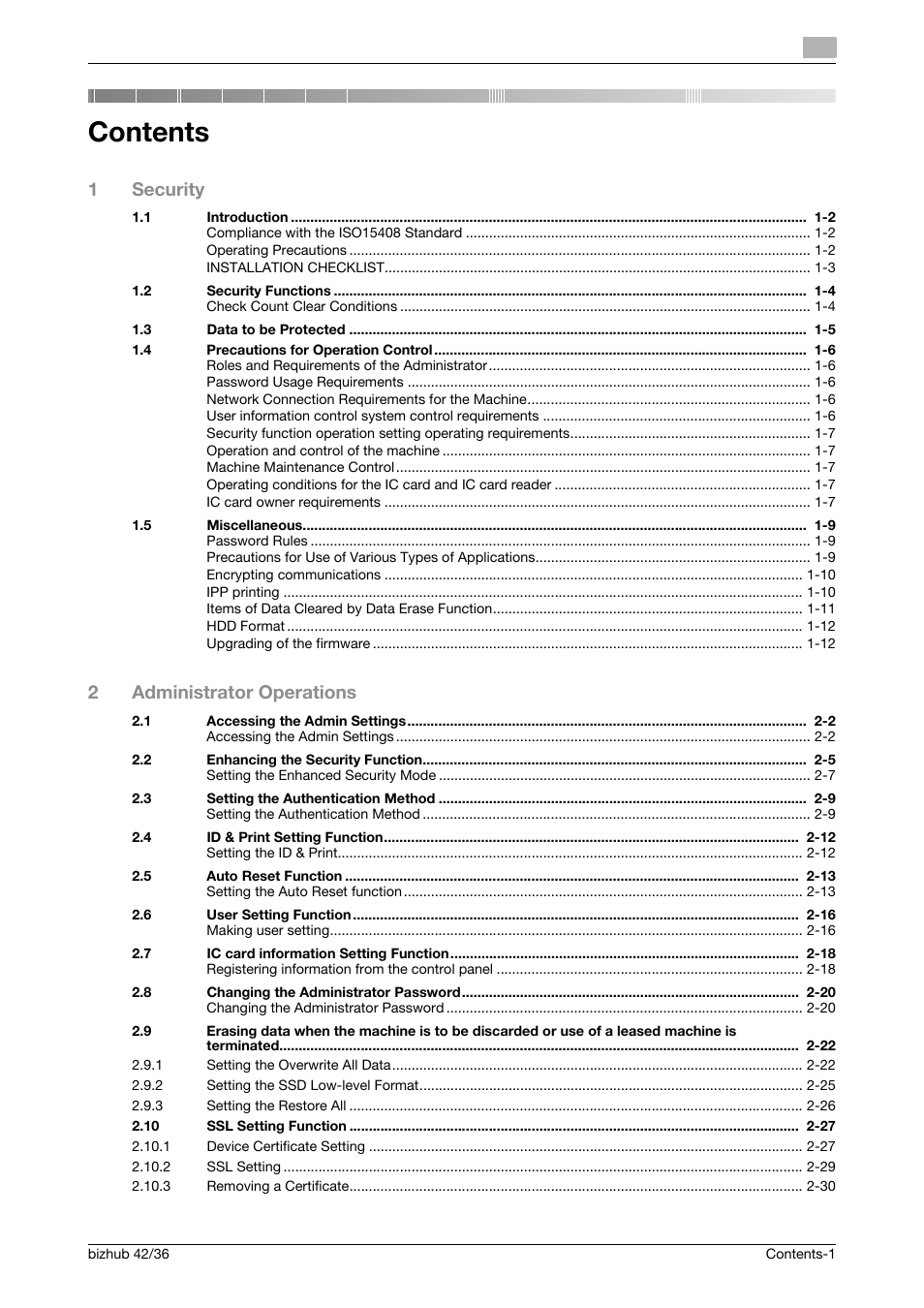 Konica Minolta bizhub 42 User Manual | Page 2 / 94