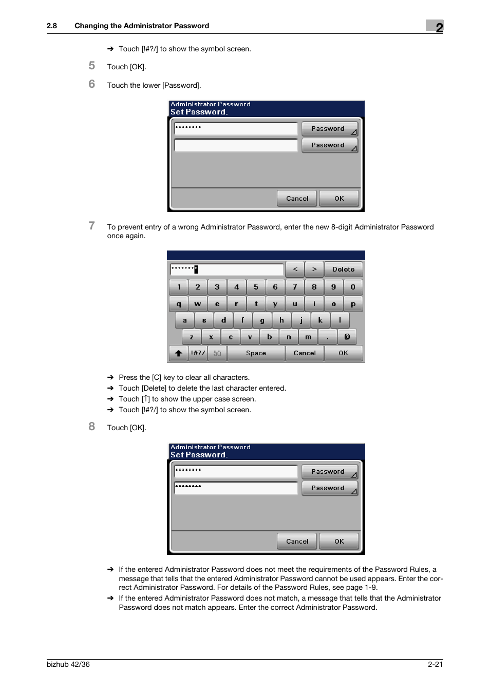 Konica Minolta bizhub 42 User Manual | Page 36 / 94