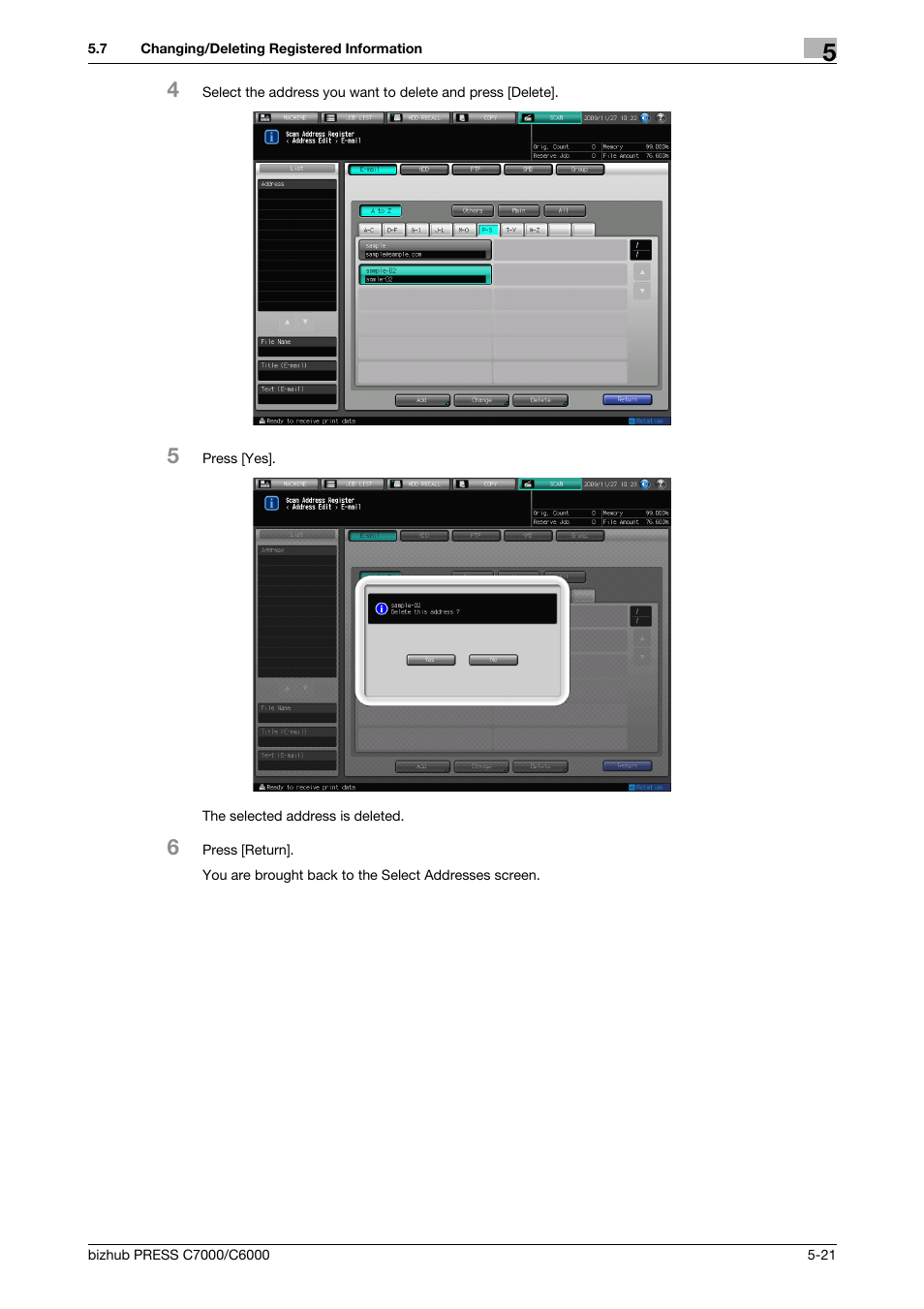 Konica Minolta IC-413 User Manual | Page 55 / 106