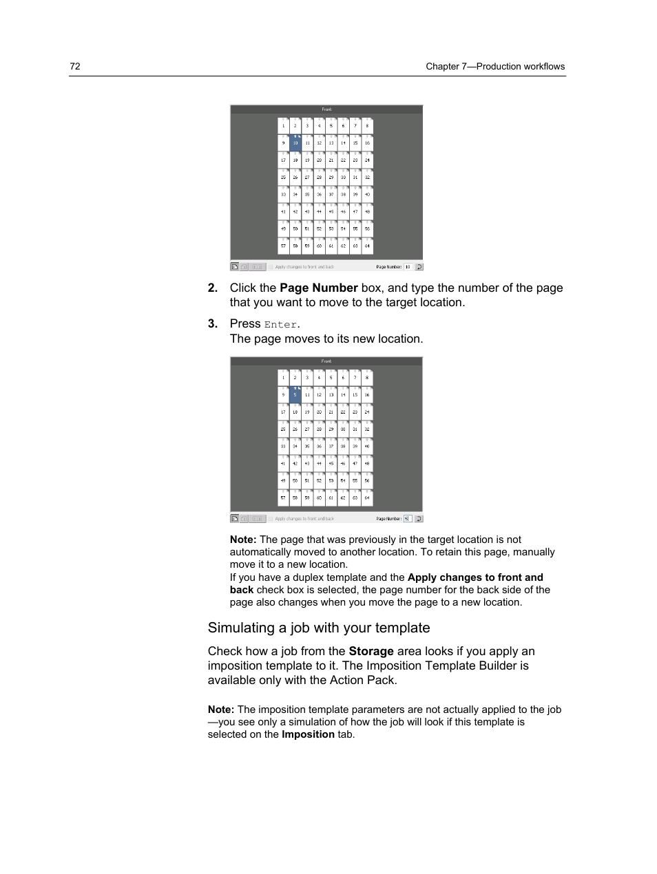 Simulating a job with your template | Konica Minolta bizhub PRESS 2250P User Manual | Page 80 / 193