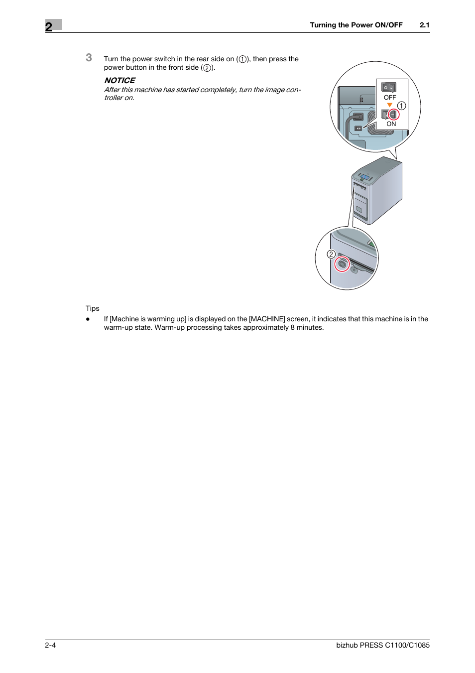 Konica Minolta bizhub PRESS C1085 User Manual | Page 16 / 128