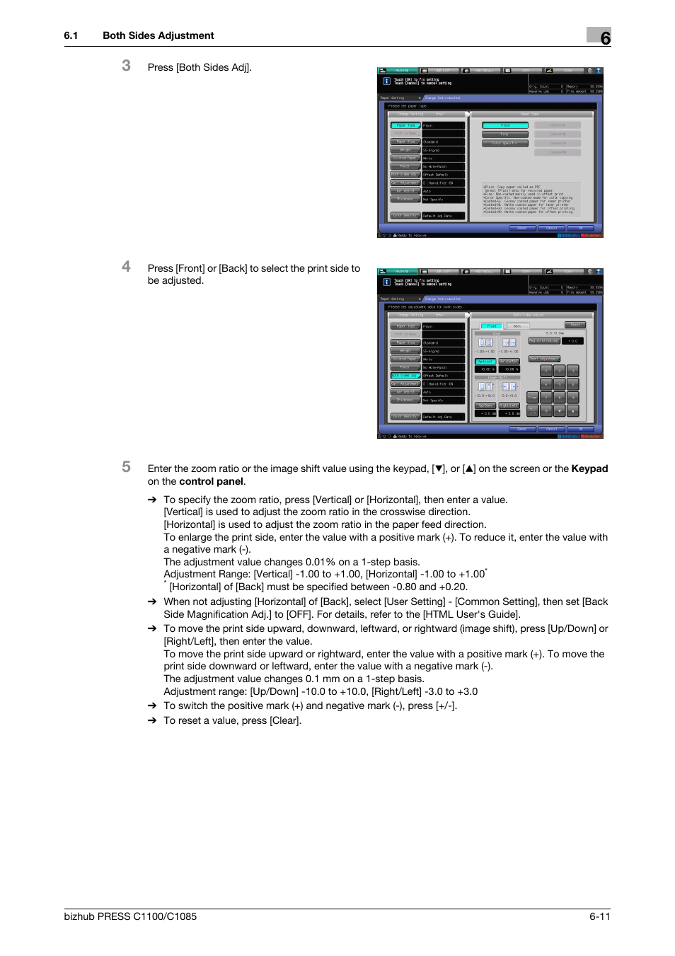 Konica Minolta bizhub PRESS C1085 User Manual | Page 61 / 128