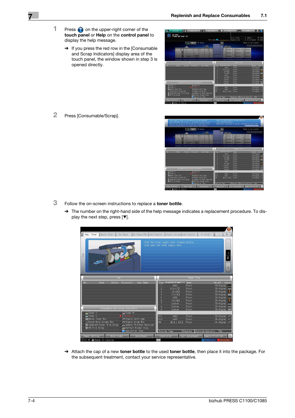 Konica Minolta bizhub PRESS C1085 User Manual | Page 82 / 128