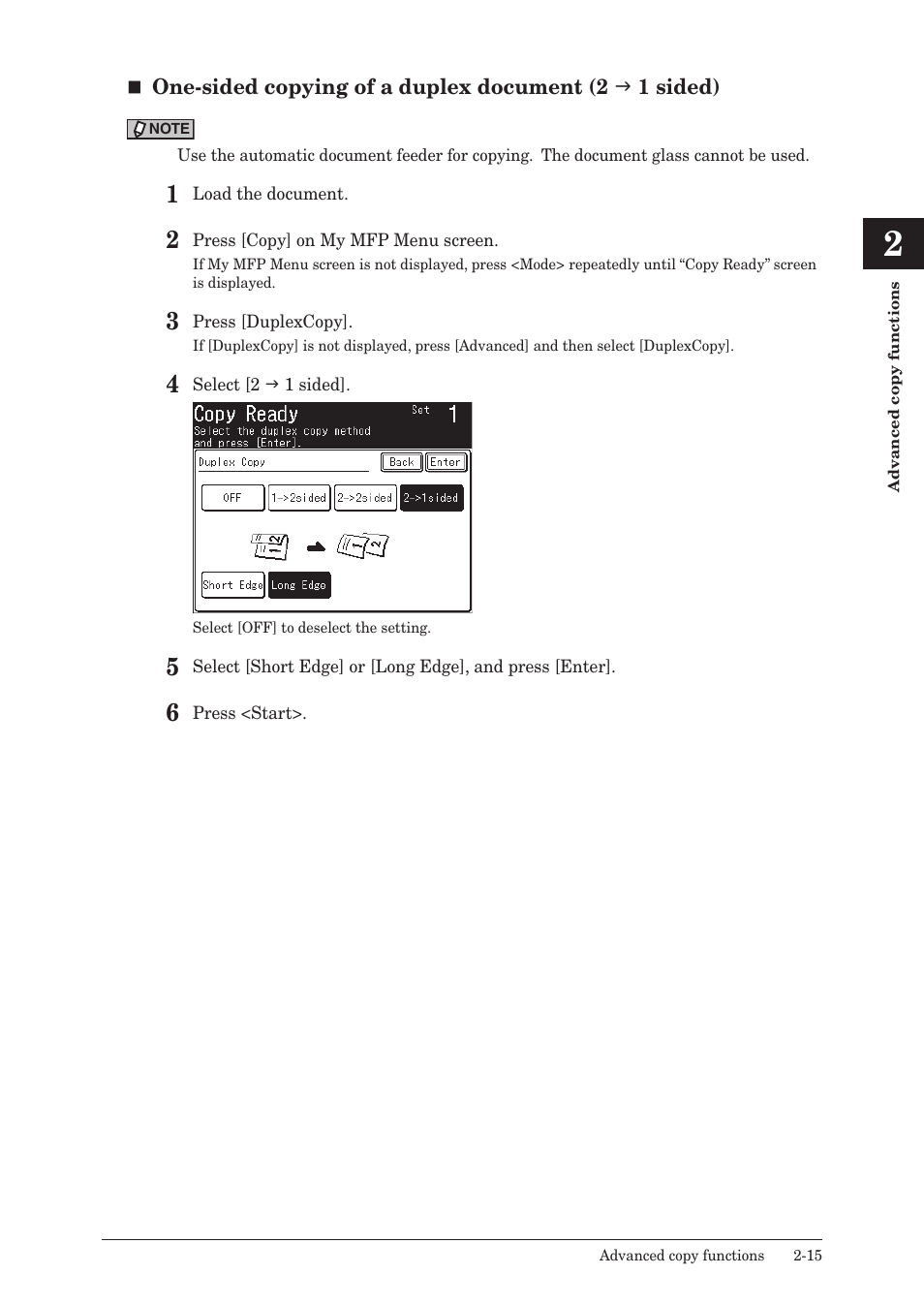 1 sided) | Konica Minolta bizhub 25e User Manual | Page 30 / 46