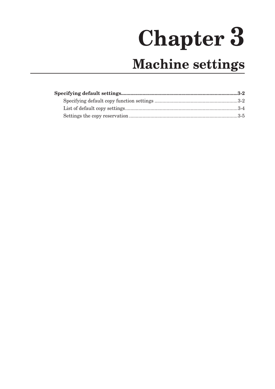 Chapter 3, Machine settings, Chapter 3 machine settings | Chapter | Konica Minolta bizhub 25e User Manual | Page 40 / 46