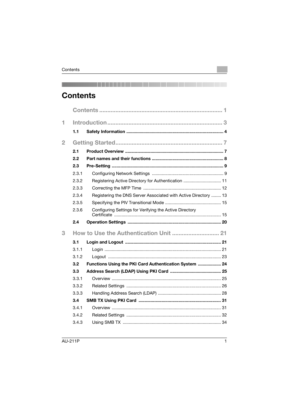 Konica Minolta bizhub 552 User Manual | Page 2 / 65