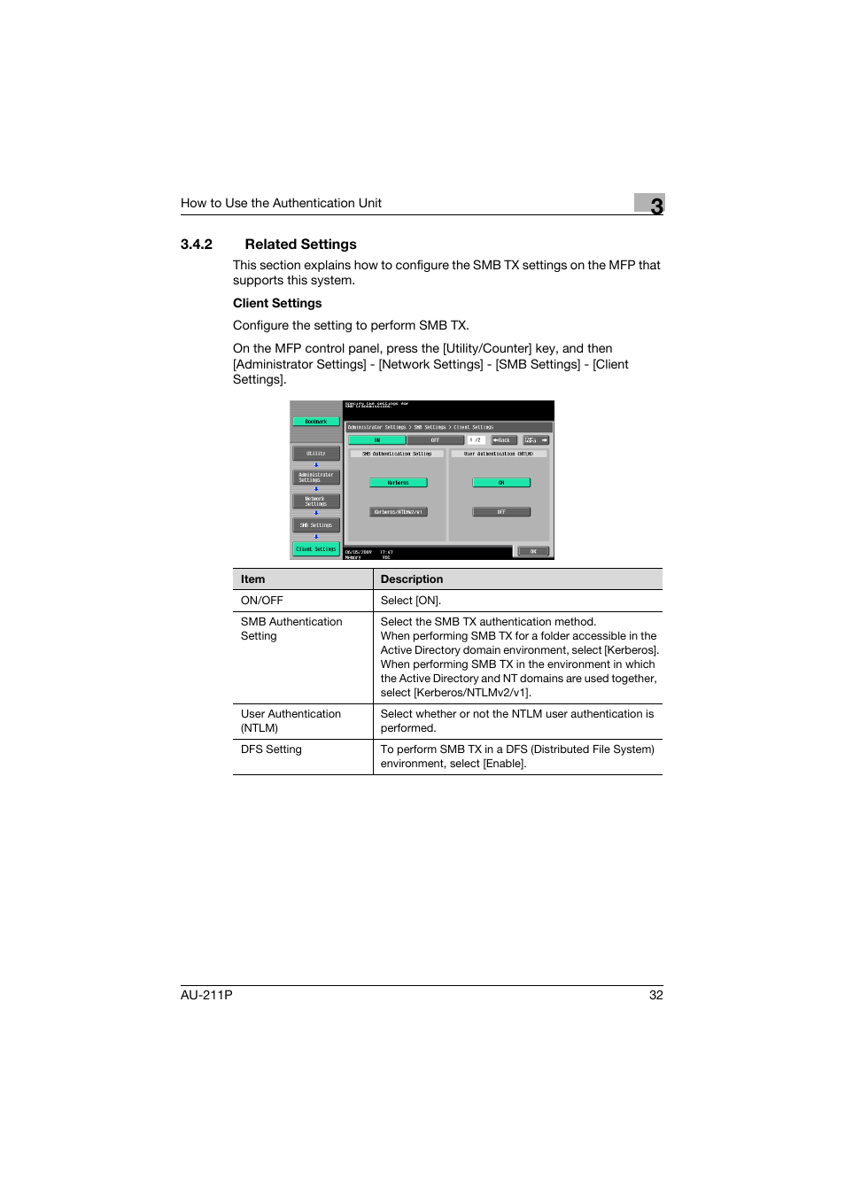 2 related settings, Related settings | Konica Minolta bizhub 552 User Manual | Page 33 / 65