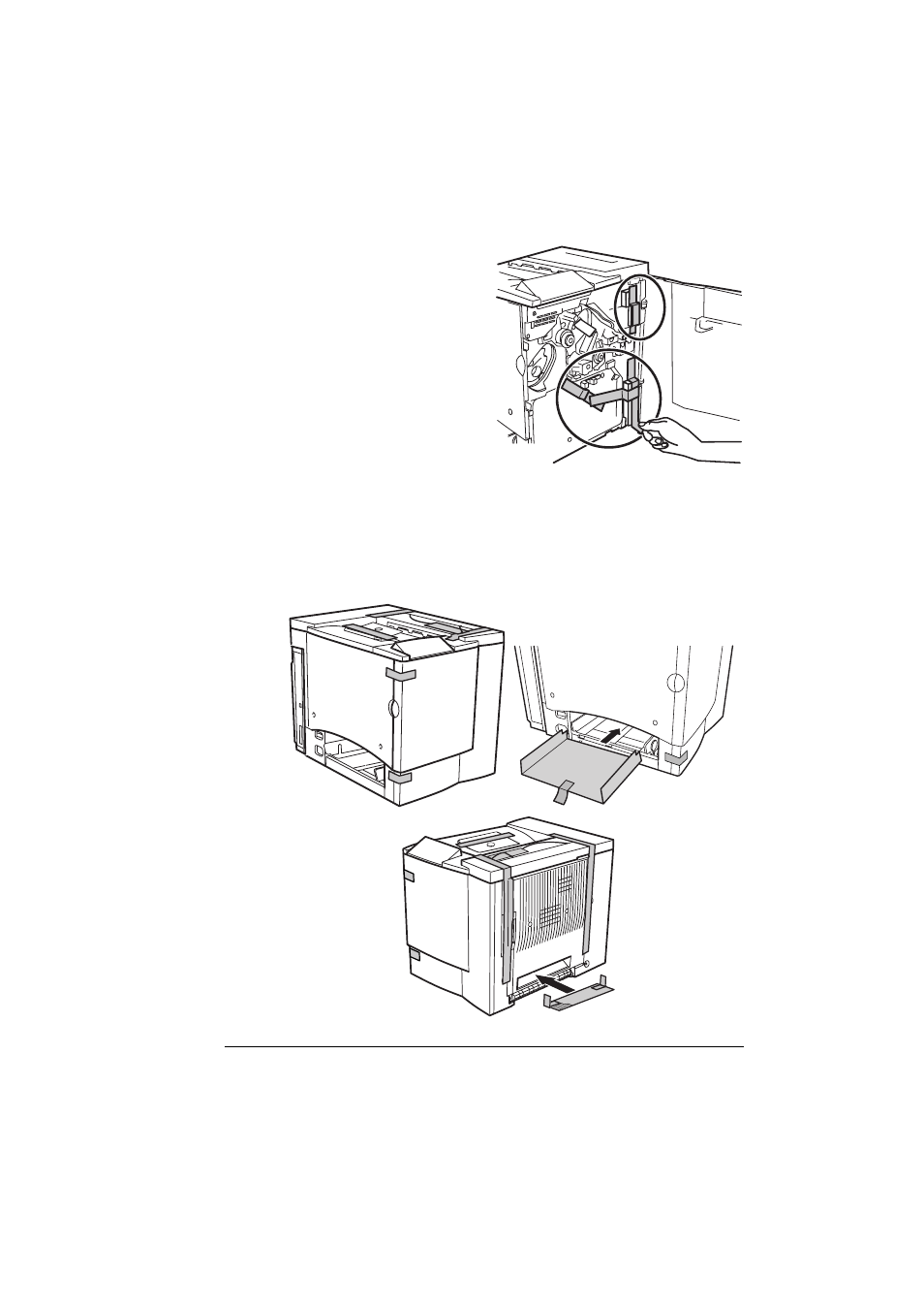 G. repack the printer for shipment | Konica Minolta MAGICOLOR 2300 User Manual | Page 125 / 156