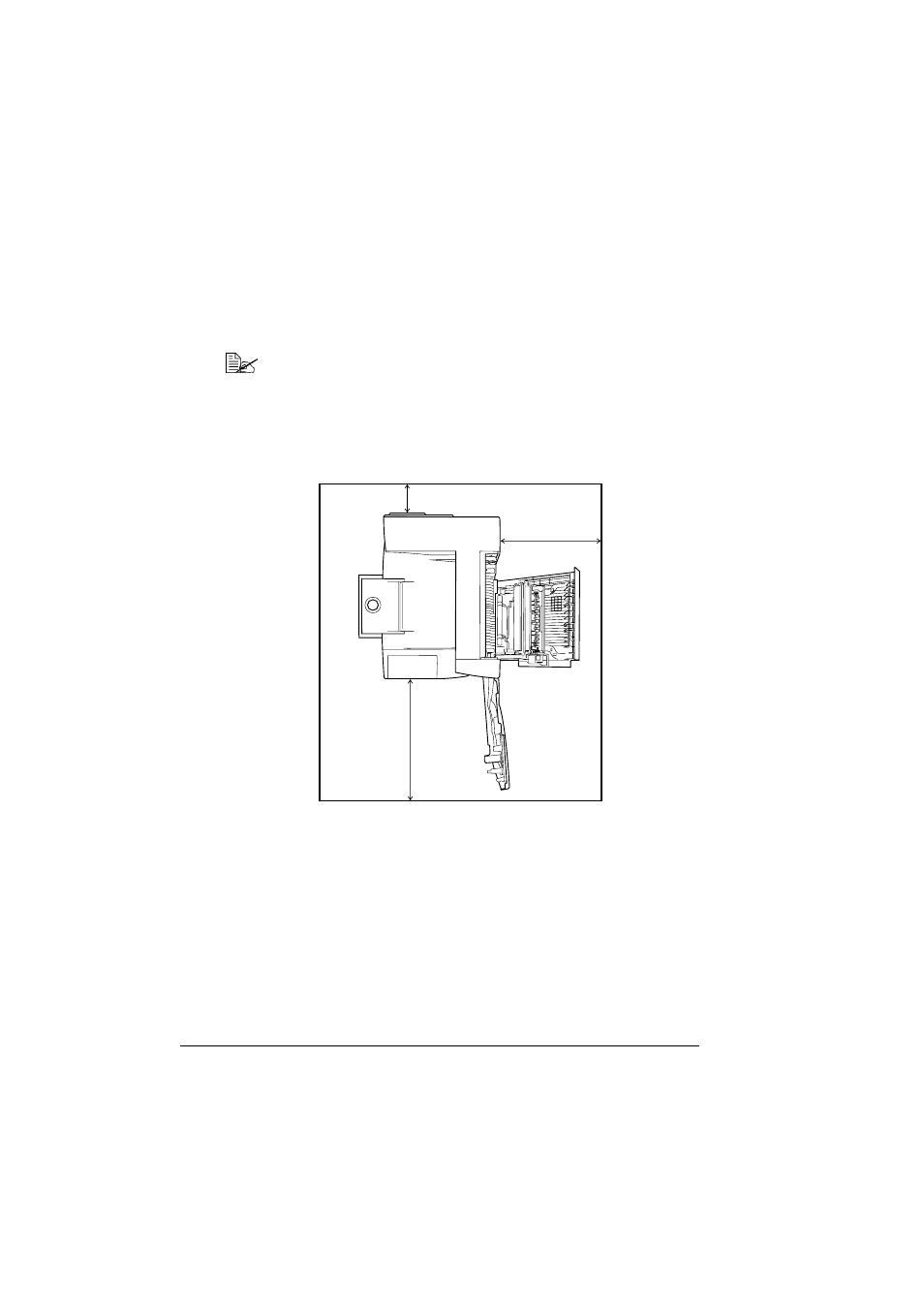 Requirements, Space requirements, Requirements 122 | Konica Minolta MAGICOLOR 2300 User Manual | Page 130 / 156