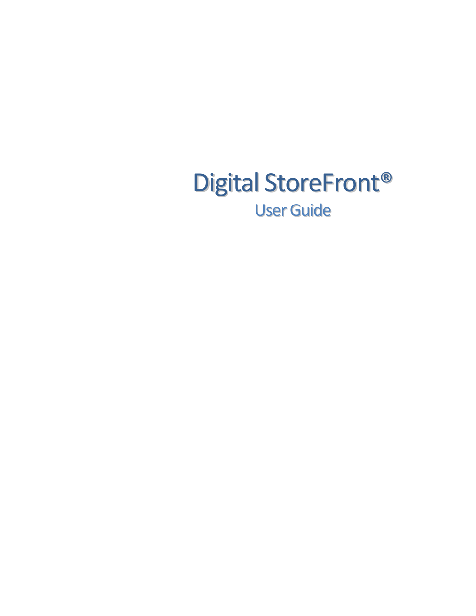 Konica Minolta Digital StoreFront User Manual | 127 pages