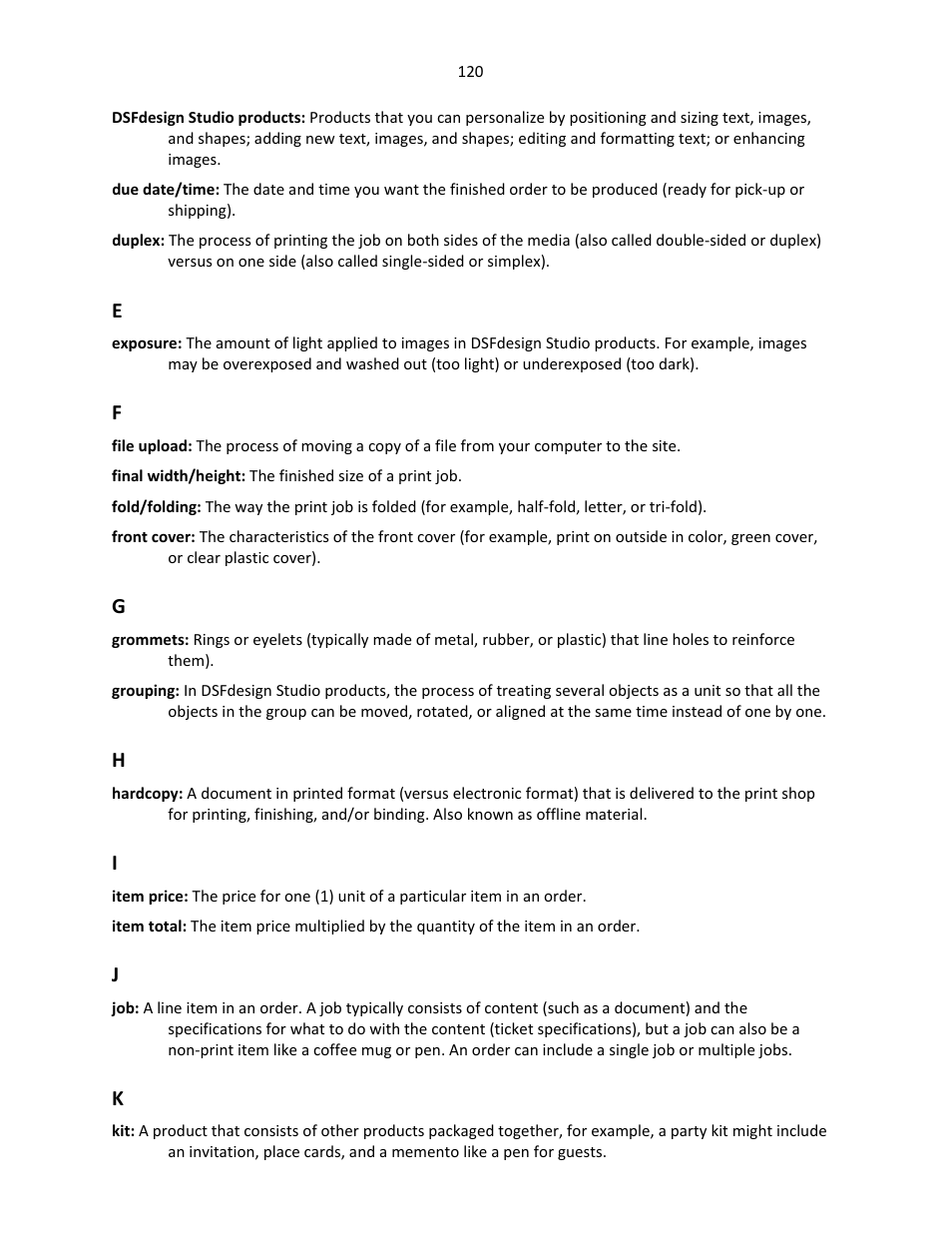 Konica Minolta Digital StoreFront User Manual | Page 120 / 127