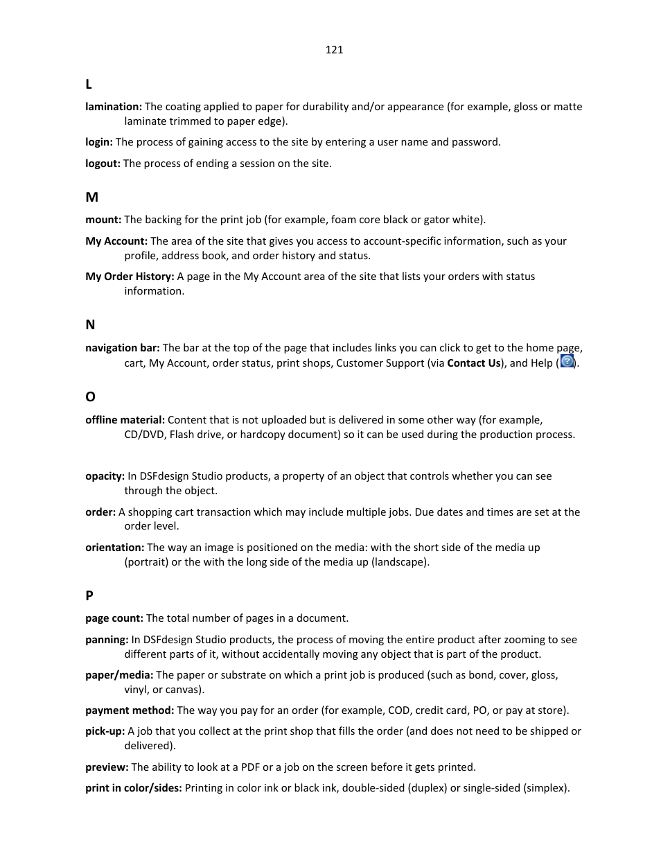 Konica Minolta Digital StoreFront User Manual | Page 121 / 127