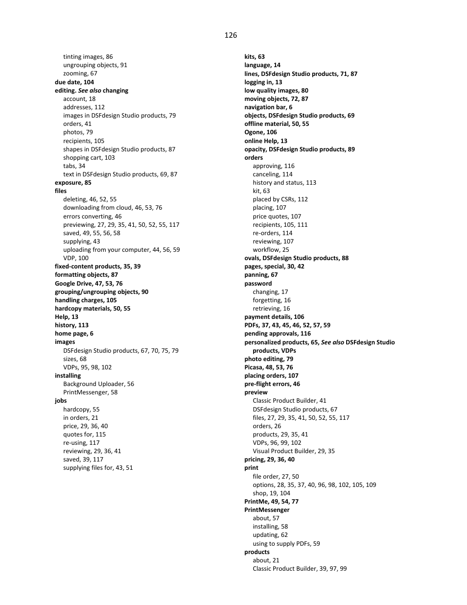 Konica Minolta Digital StoreFront User Manual | Page 126 / 127