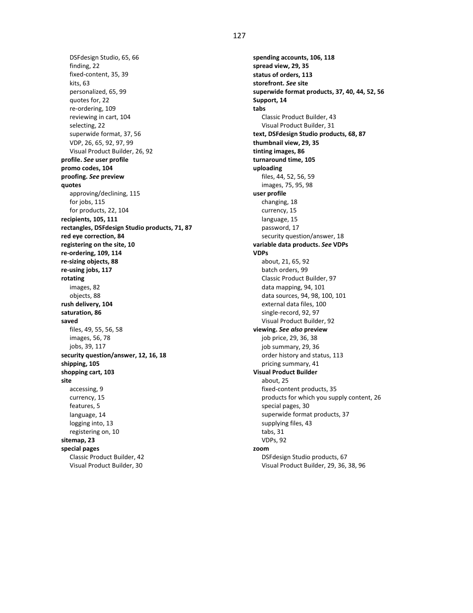Konica Minolta Digital StoreFront User Manual | Page 127 / 127