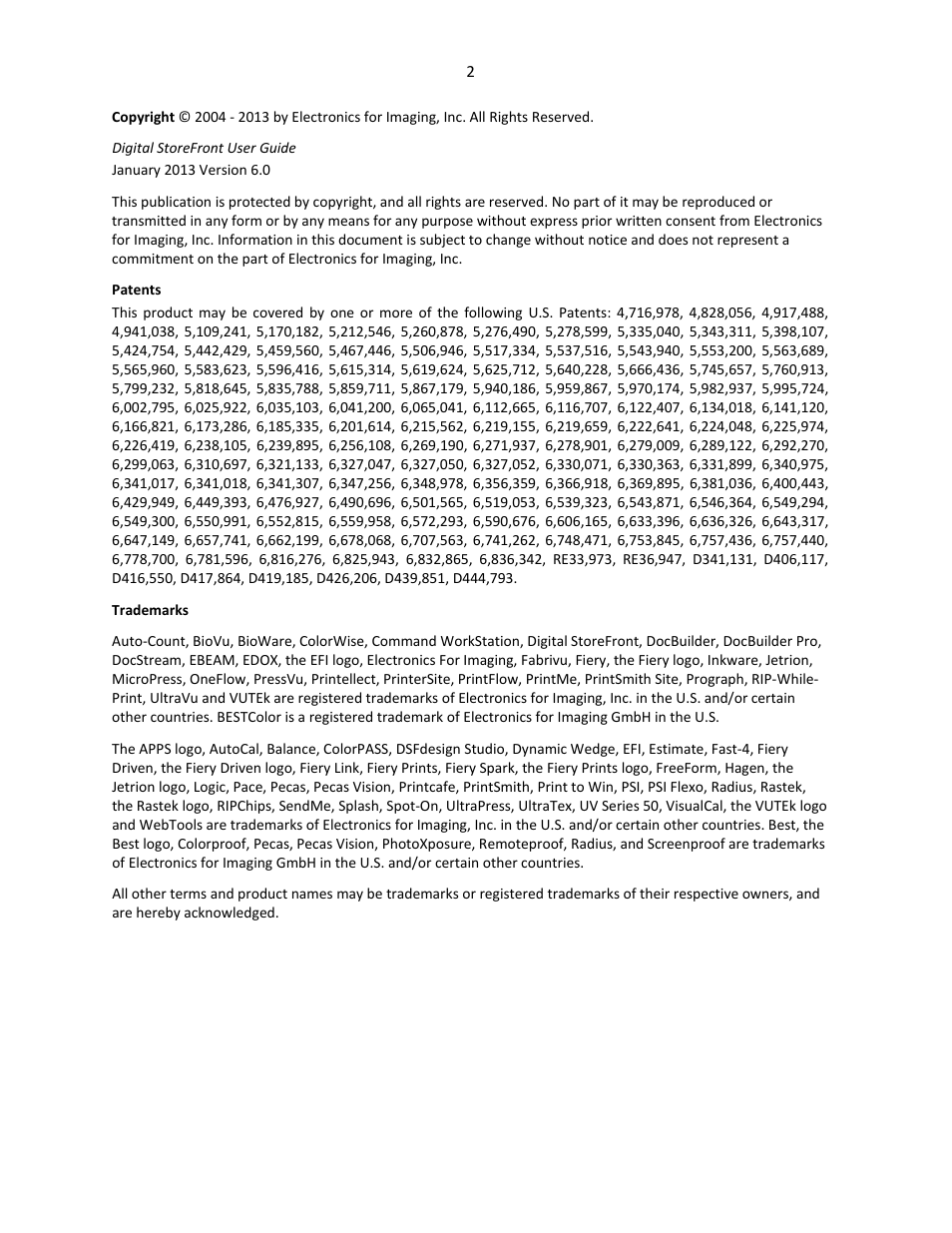 Konica Minolta Digital StoreFront User Manual | Page 2 / 127