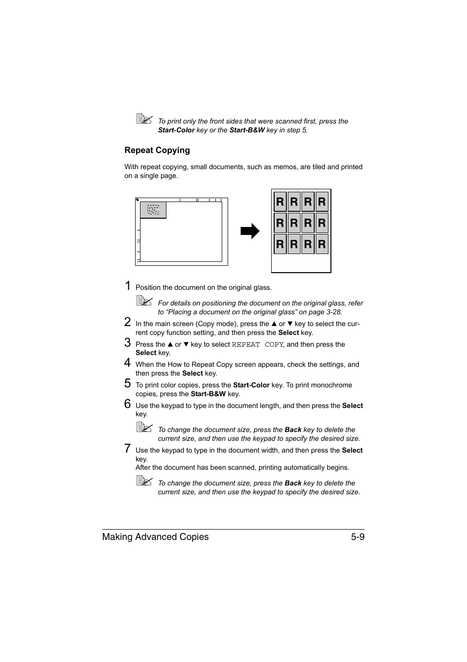 Repeat copying, Repeat copying -9 | Konica Minolta magicolor 1690MF User Manual | Page 128 / 285