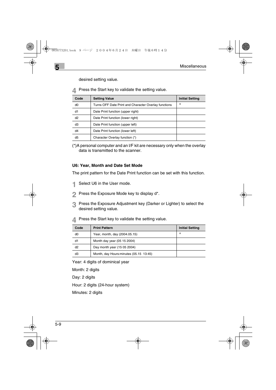 Konica Minolta MS7000 MKII User Manual | Page 103 / 112