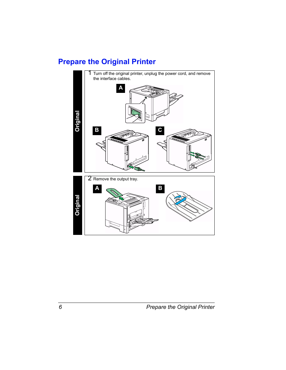 Prepare the original printer | Konica Minolta Magicolor 5440 DL User Manual | Page 8 / 26