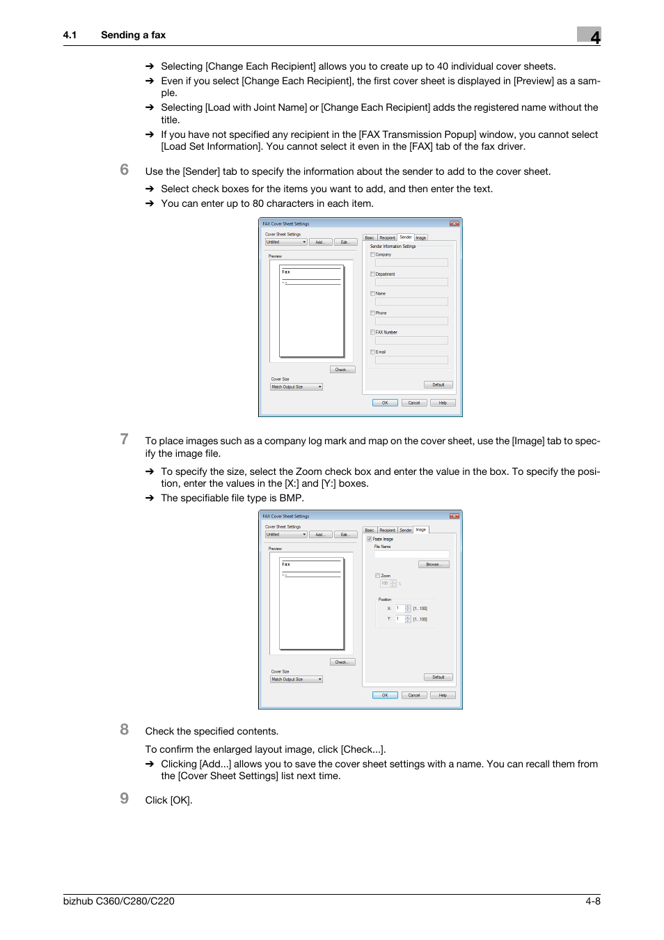 Konica Minolta BIZHUB C360 User Manual | Page 39 / 72