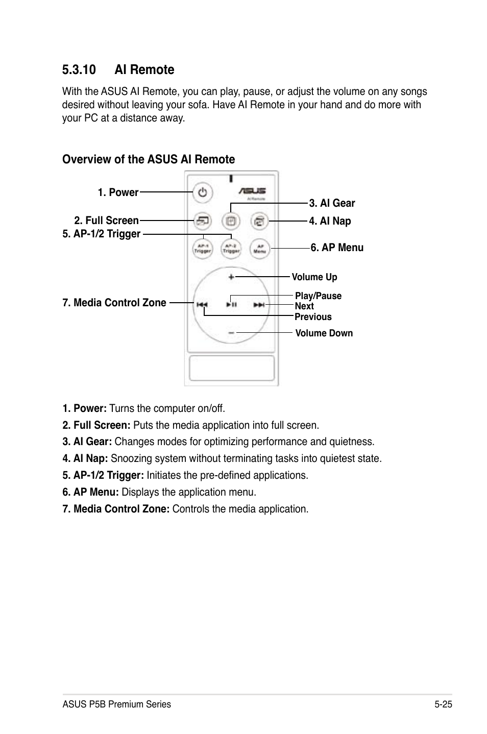 10 ai remote | Asus P5B User Manual | Page 137 / 188