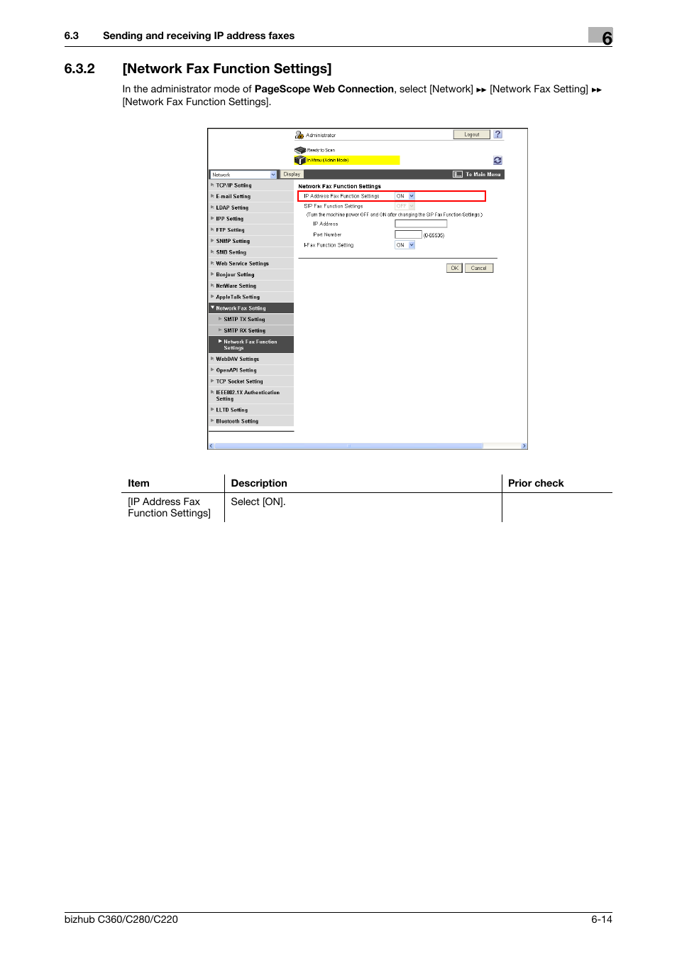 2 [network fax function settings, Network fax function settings] -14, Network fax function settings | Konica Minolta BIZHUB C360 User Manual | Page 105 / 366