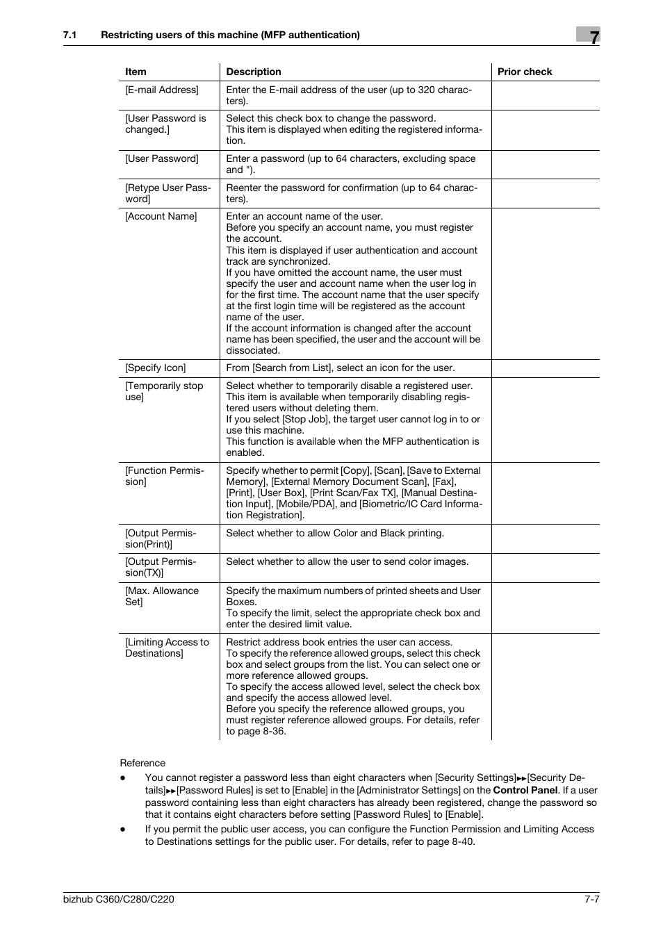 Konica Minolta BIZHUB C360 User Manual | Page 116 / 366