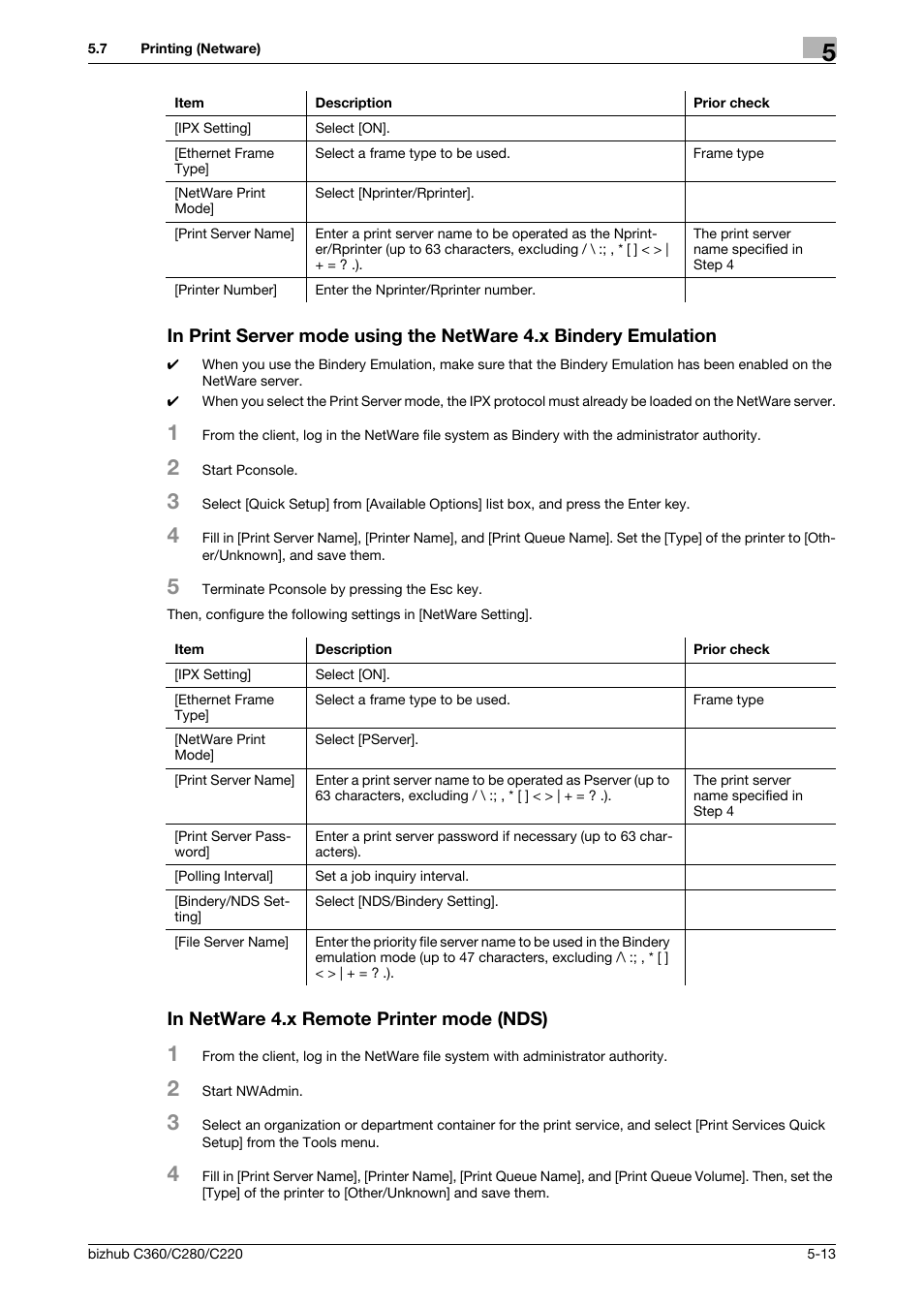 In netware 4.x remote printer mode (nds) | Konica Minolta BIZHUB C360 User Manual | Page 84 / 366