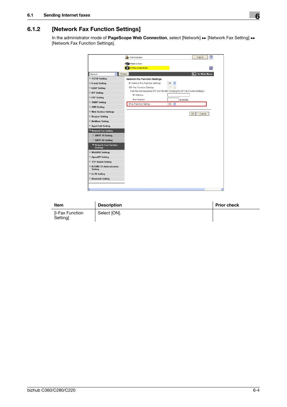 2 [network fax function settings, Network fax function settings] -4, Network fax | Function settings | Konica Minolta BIZHUB C360 User Manual | Page 95 / 366