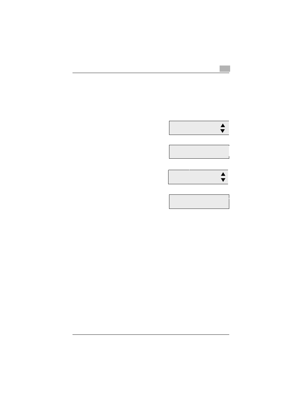 2 changing settings directly at the printer, Symbols | Konica Minolta MINOLTAFAX 2800 User Manual | Page 29 / 38