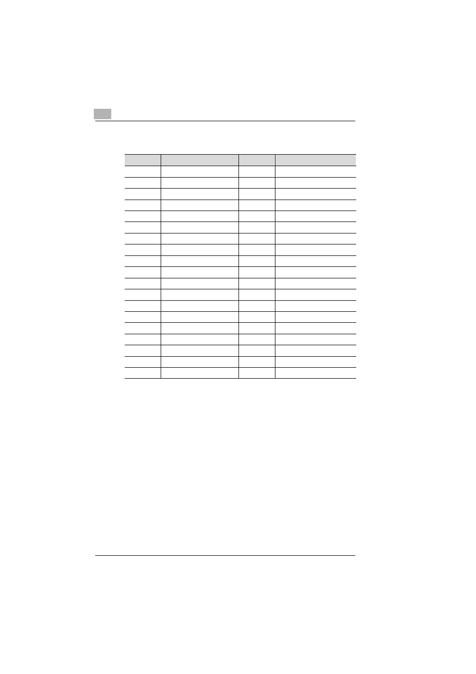 Overview symbols, Overview symbols - 4 | Konica Minolta MINOLTAFAX 2800 User Manual | Page 30 / 38