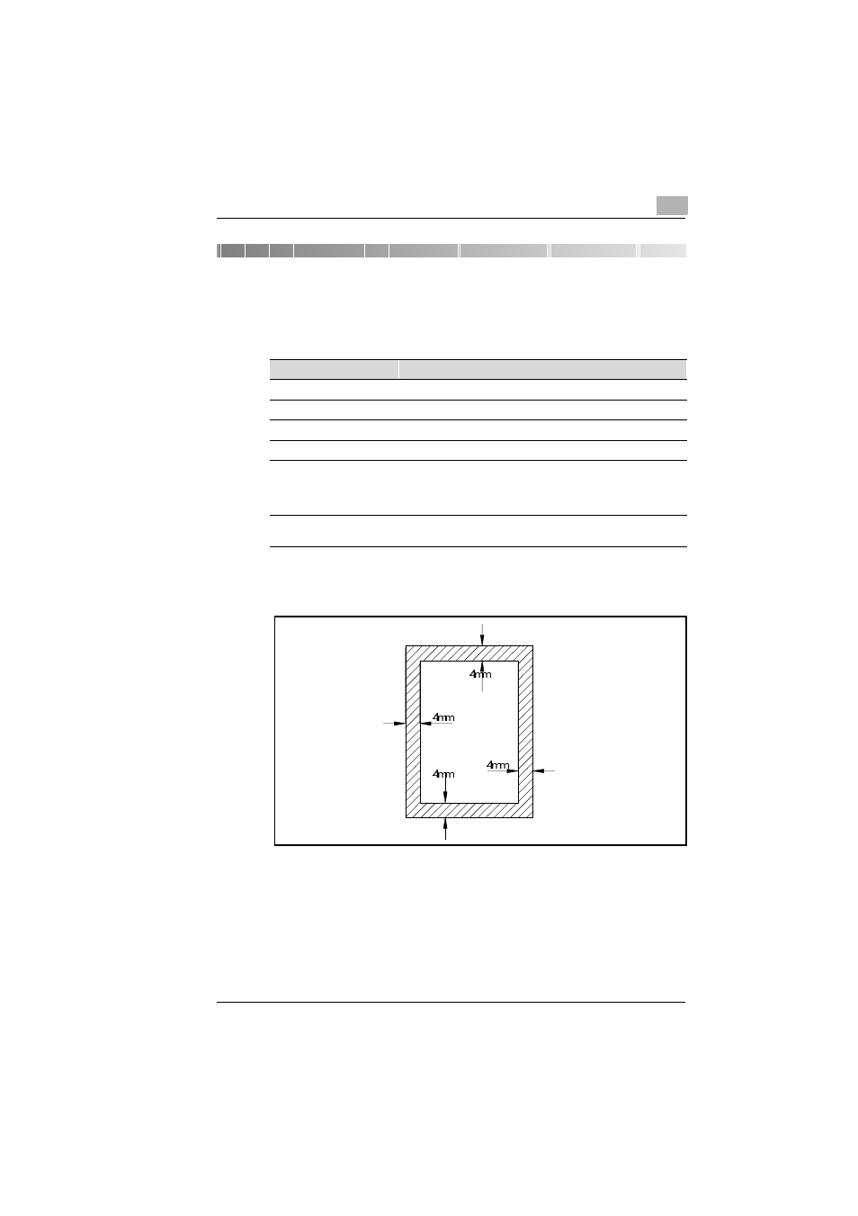 6 appendix, 1 specifications, Non printing area | Appendix, Specifications - 1 non printing area - 1, 6appendix | Konica Minolta MINOLTAFAX 2800 User Manual | Page 37 / 38