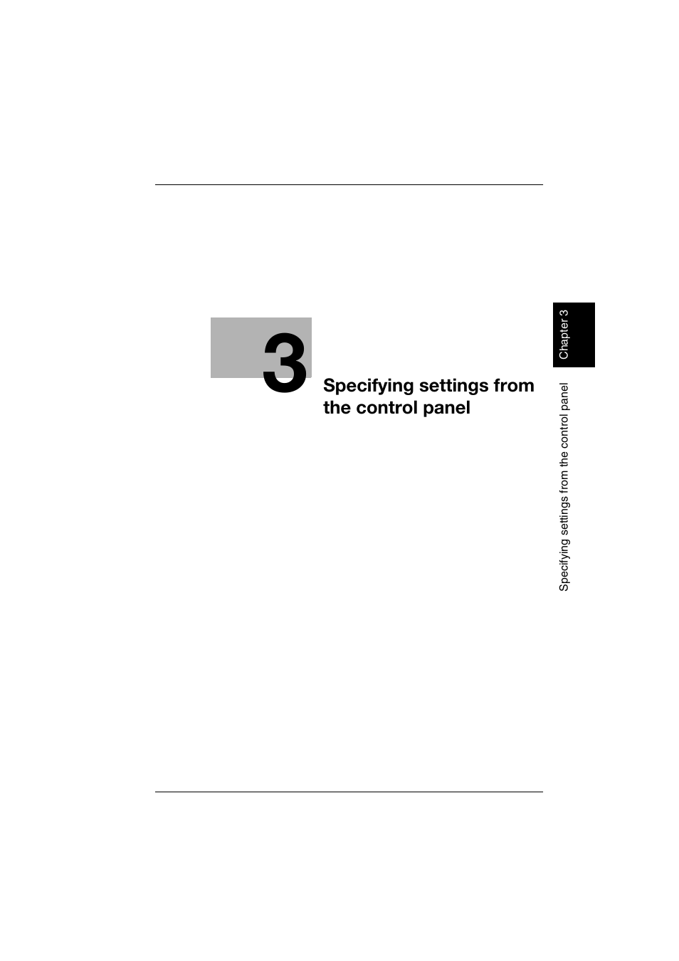 Specifying settings from the control panel | Konica Minolta bizhub C352 User Manual | Page 112 / 392