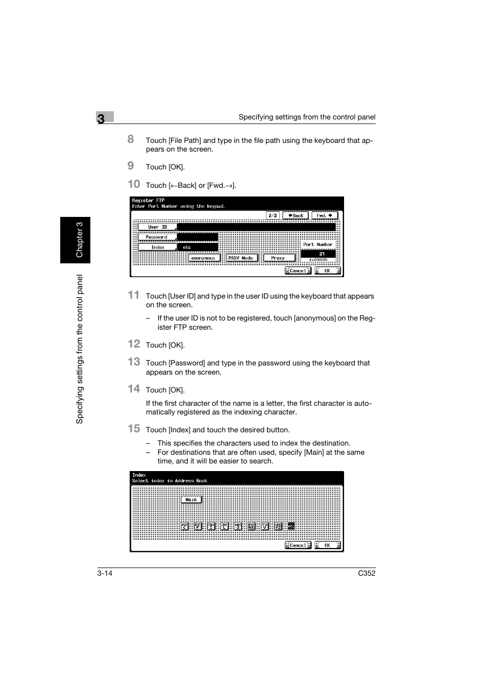 Konica Minolta bizhub C352 User Manual | Page 125 / 392