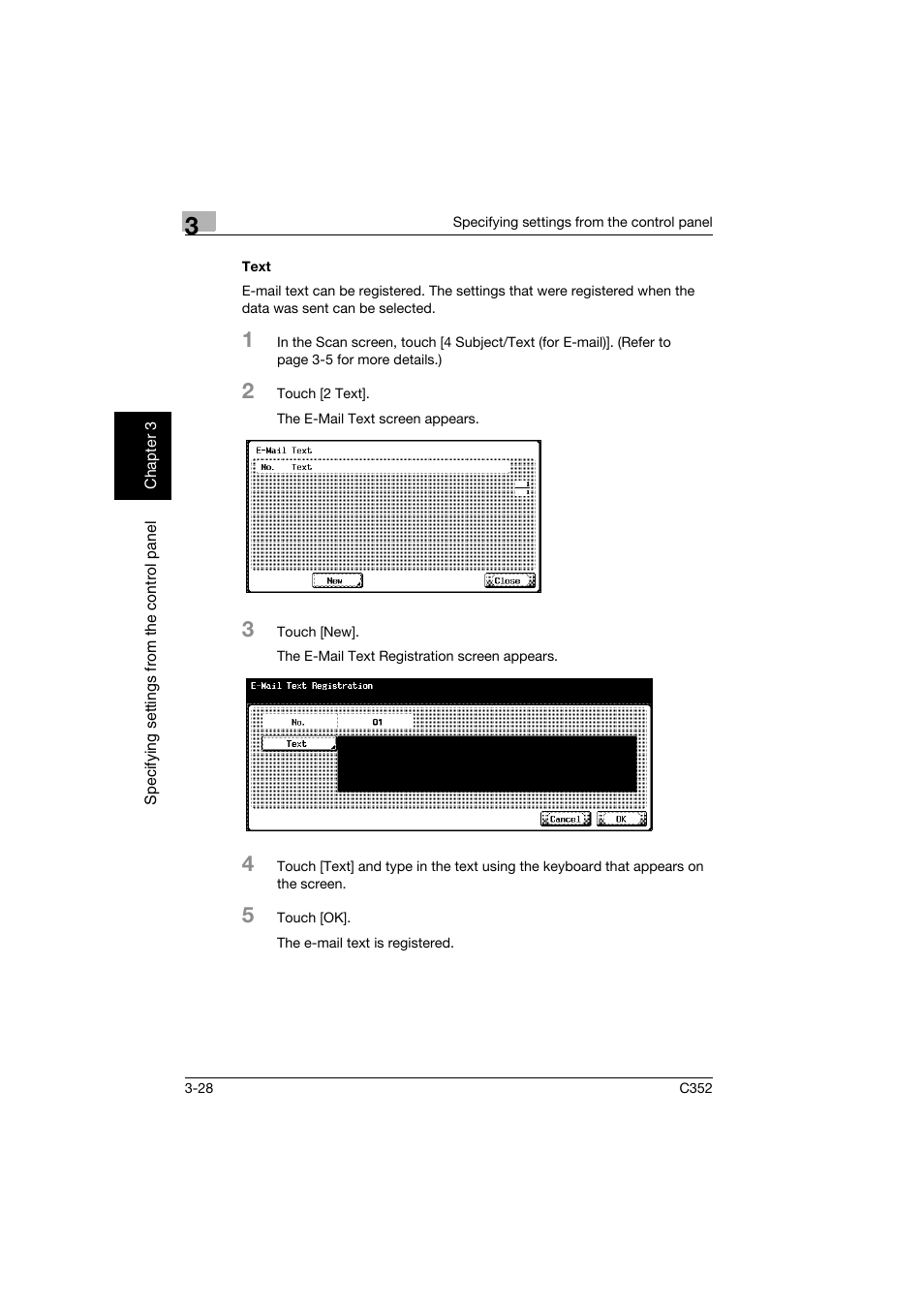 Text, Text -28 | Konica Minolta bizhub C352 User Manual | Page 139 / 392