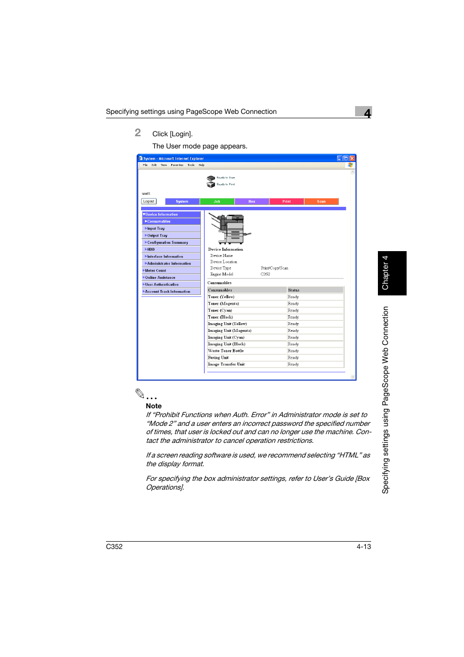 Konica Minolta bizhub C352 User Manual | Page 270 / 392