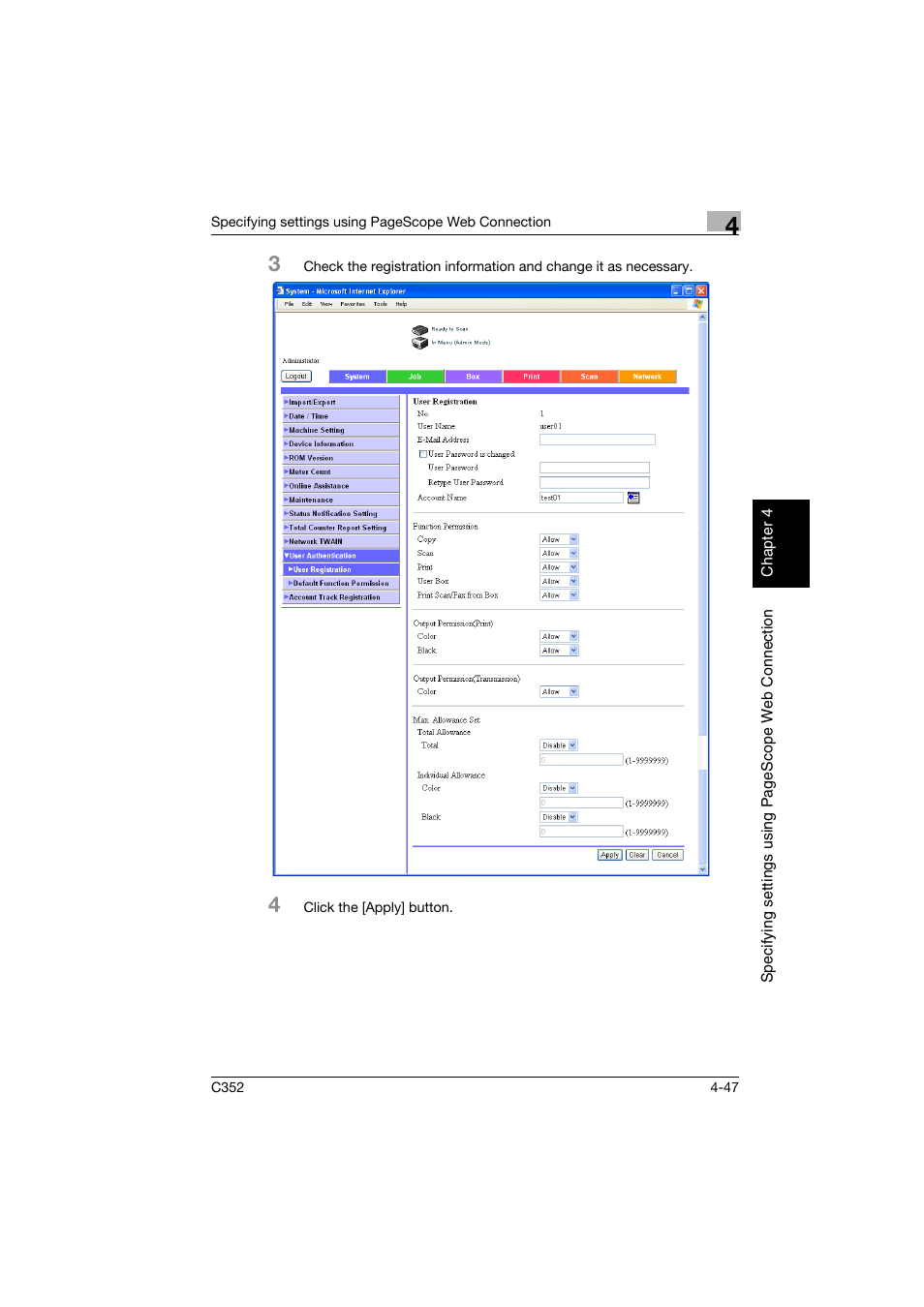 Konica Minolta bizhub C352 User Manual | Page 304 / 392