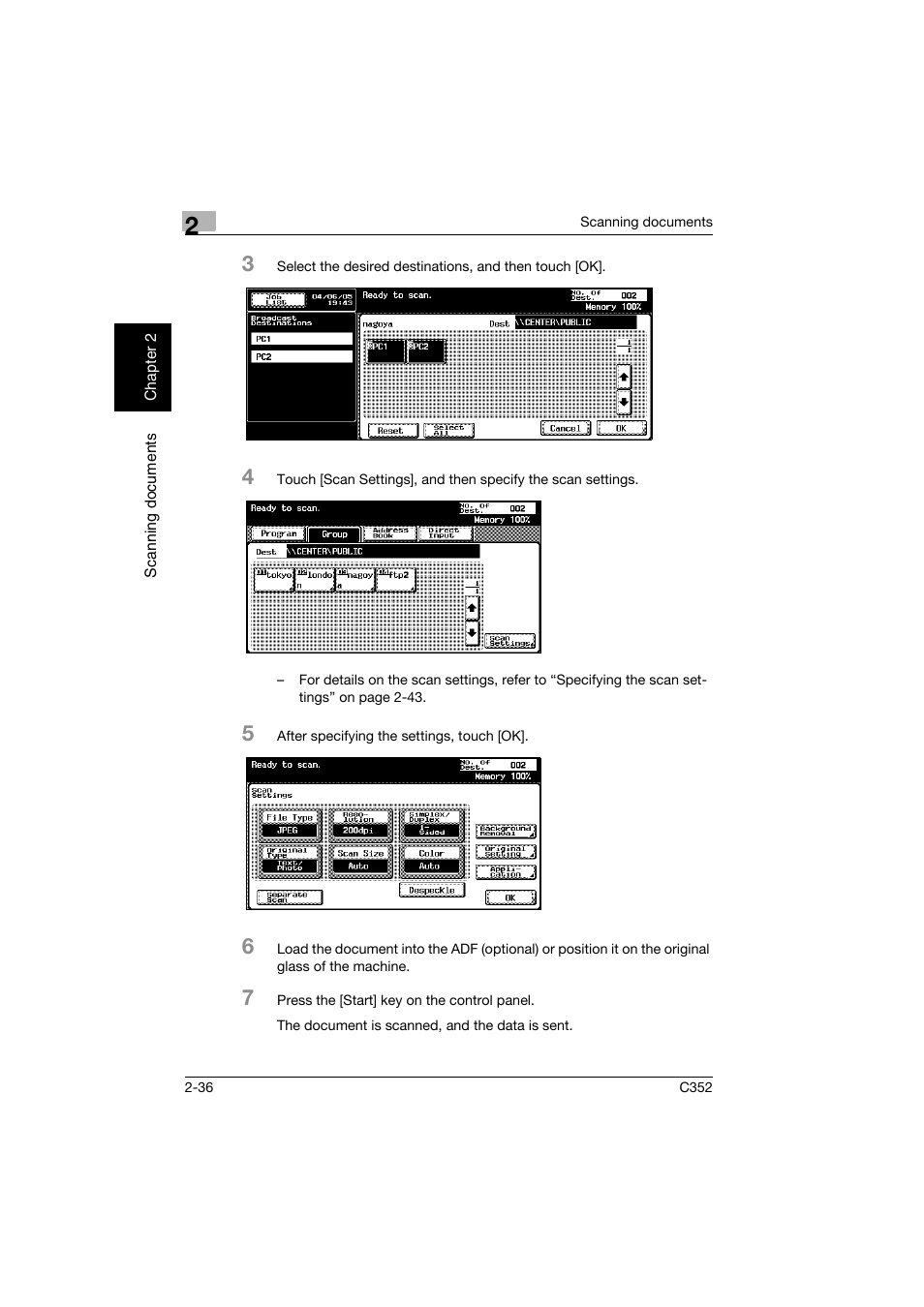 Konica Minolta bizhub C352 User Manual | Page 69 / 392