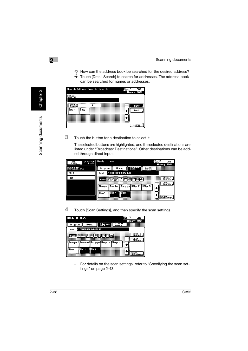 Konica Minolta bizhub C352 User Manual | Page 71 / 392