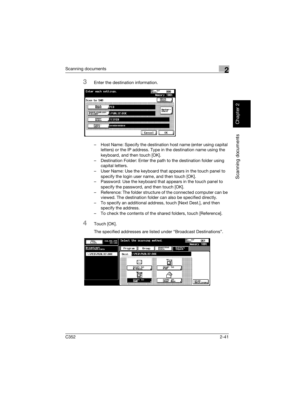 Konica Minolta bizhub C352 User Manual | Page 74 / 392