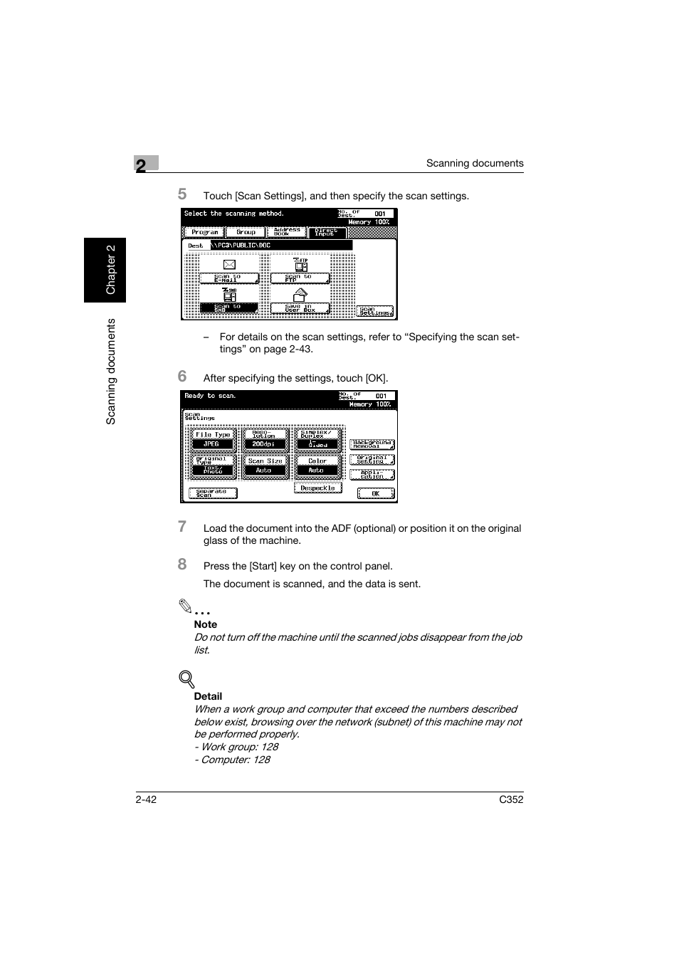 Konica Minolta bizhub C352 User Manual | Page 75 / 392