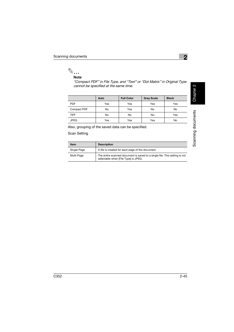 Konica Minolta bizhub C352 User Manual | Page 78 / 392