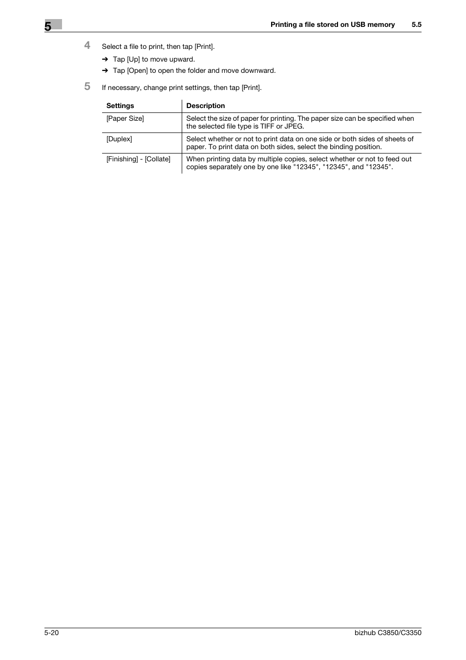 Konica Minolta bizhub C3850 User Manual | Page 59 / 65