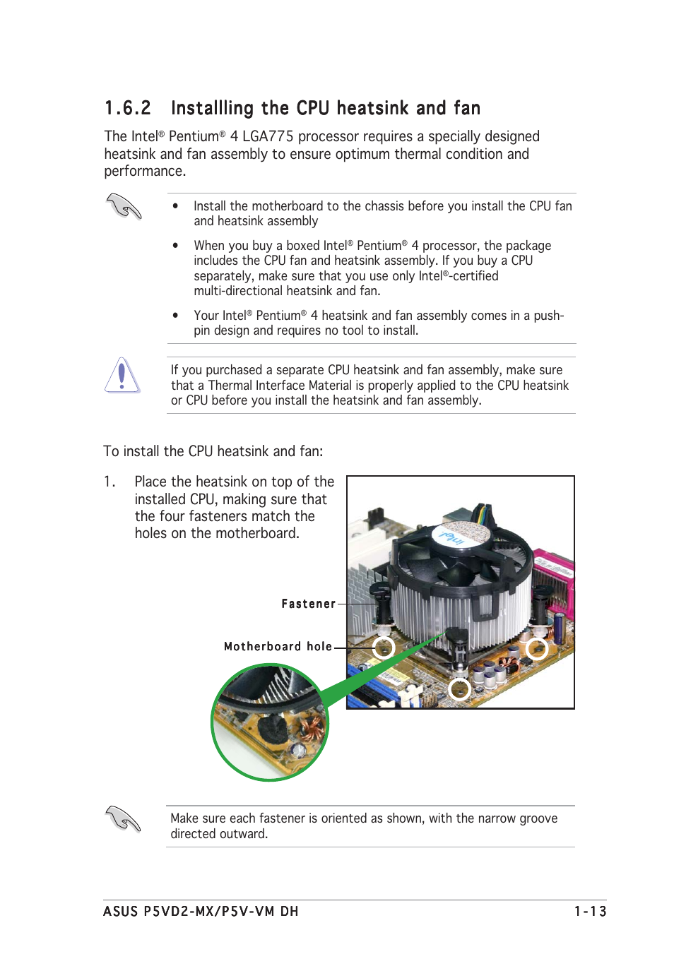 Asus Motherboard P5VD2-MX User Manual | Page 25 / 108