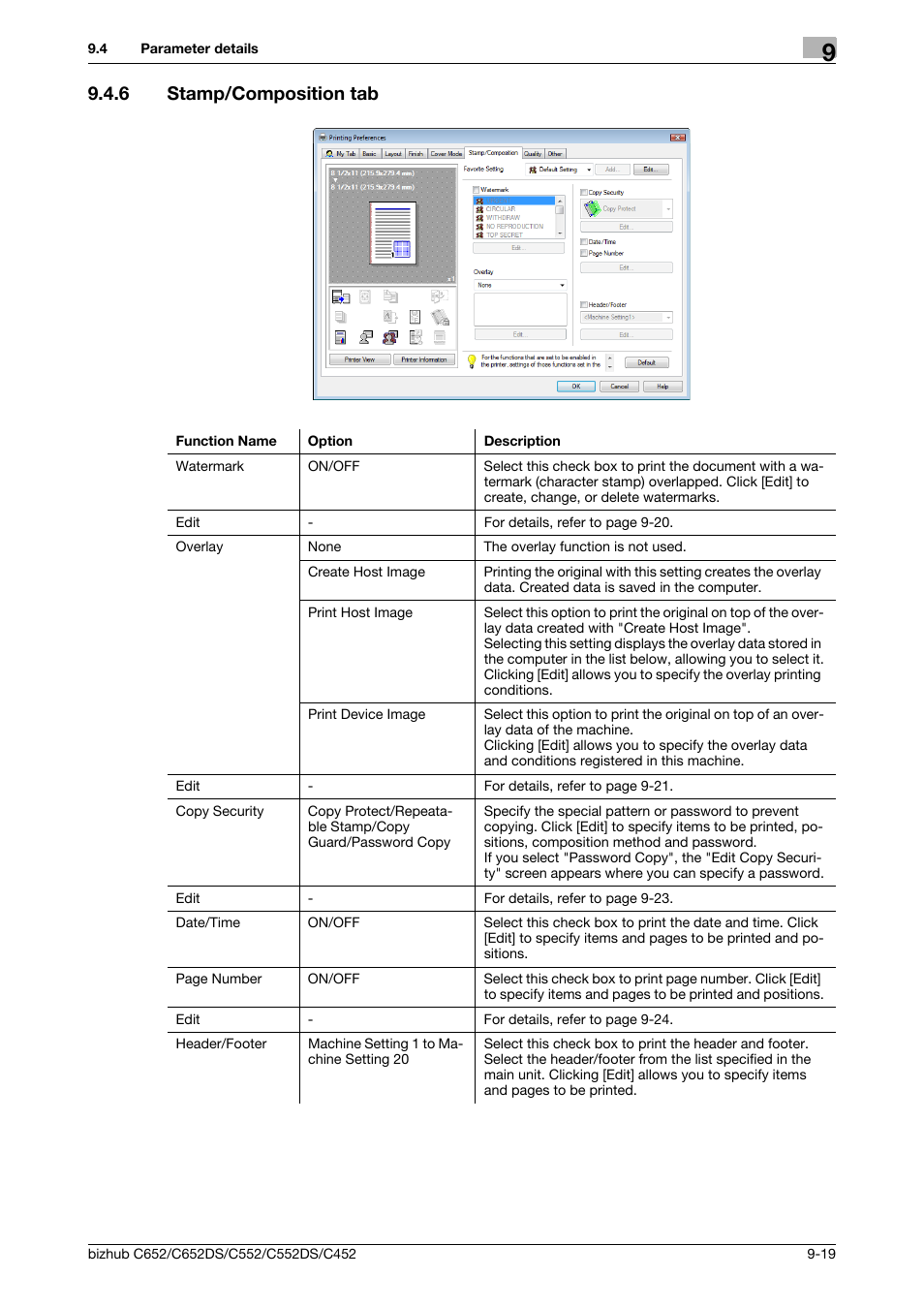 6 stamp/composition tab, Stamp/composition tab -19 | Konica Minolta BIZHUB C652DS User Manual | Page 109 / 312