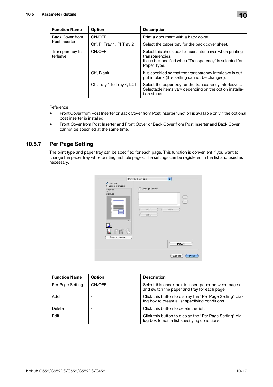 7 per page setting | Konica Minolta BIZHUB C652DS User Manual | Page 135 / 312